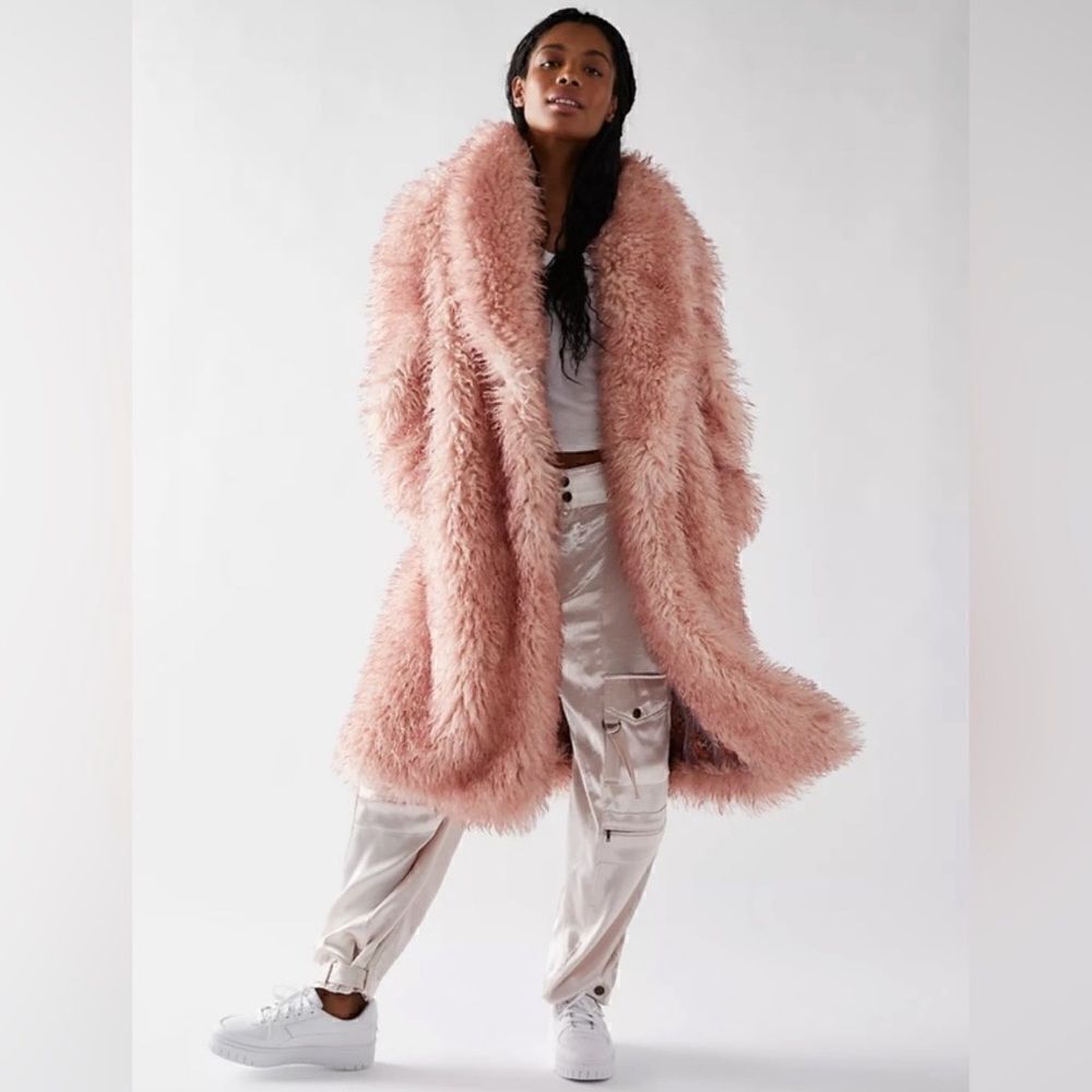 New Free People Helena Shearling Coat